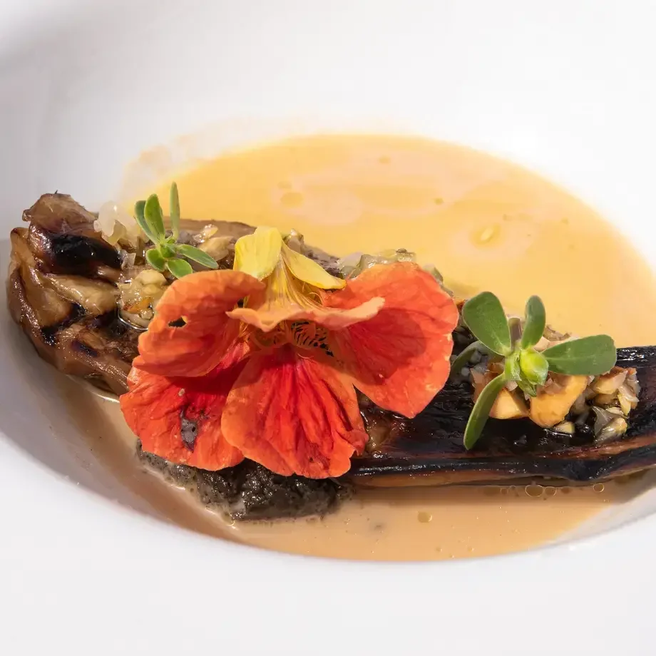 aubergines rôties anthony orjollet