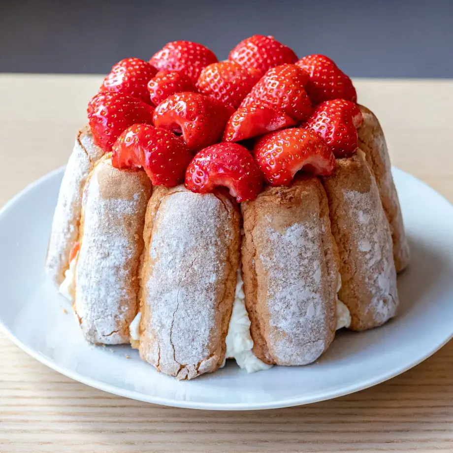 Charlotte aux fraises - Fine Dining Lovers