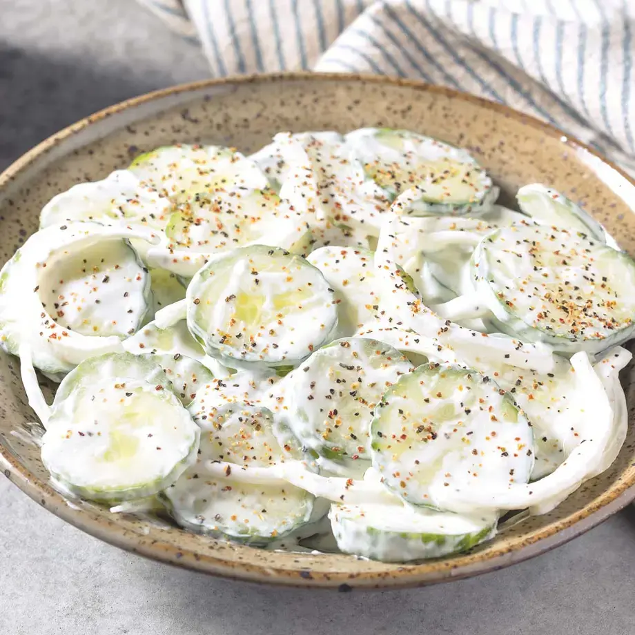 concombre à la crème