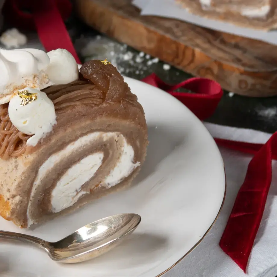 buche marron vanille