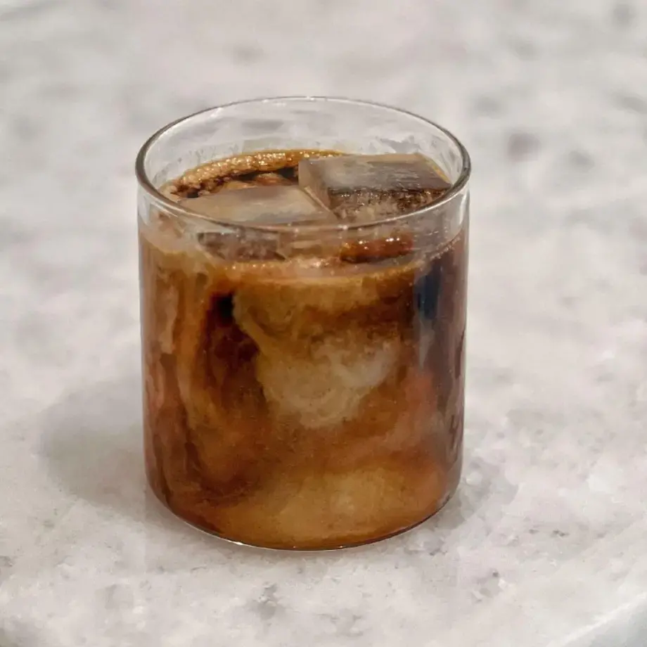 black and white cocktail