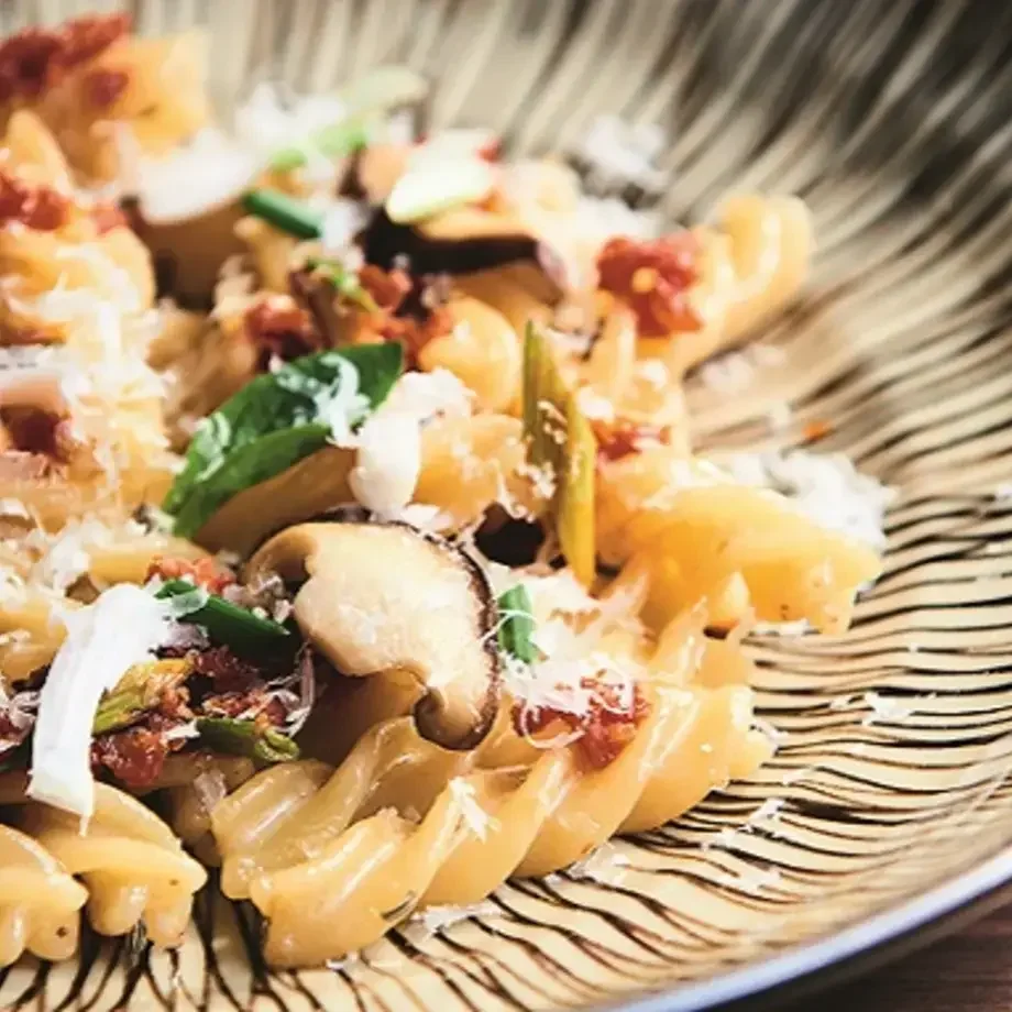 Recette de fusili soubressade pecorino de William Ledeuil