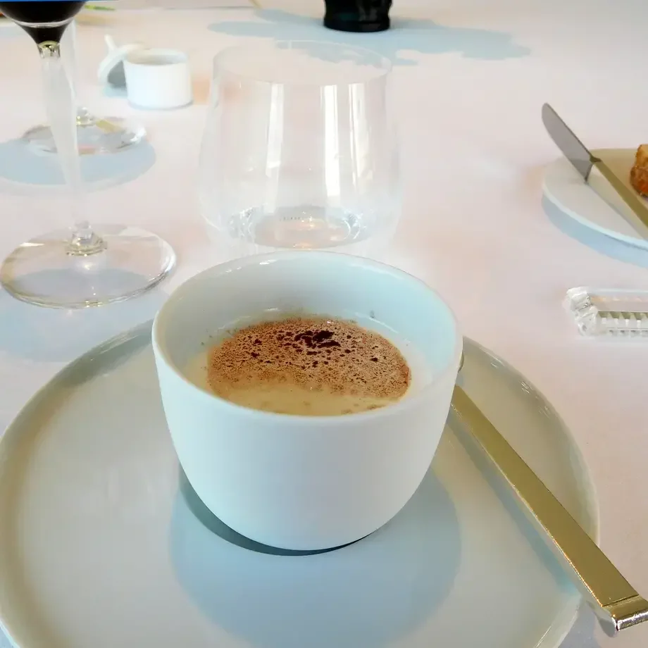 Capuccino de pommes de terre à la truffe de Jean-Georges Klein