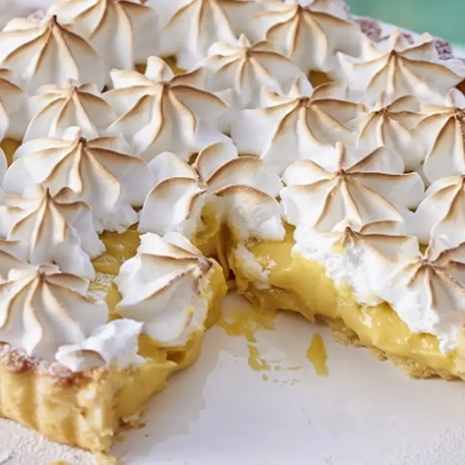 Recette de la tarte au citron meringuée