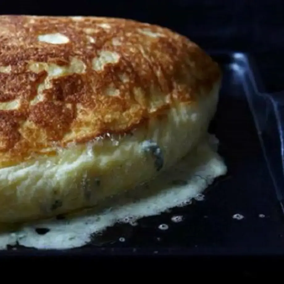 L'omelette soufflée à la Fourme de Montbrison des Troisgros