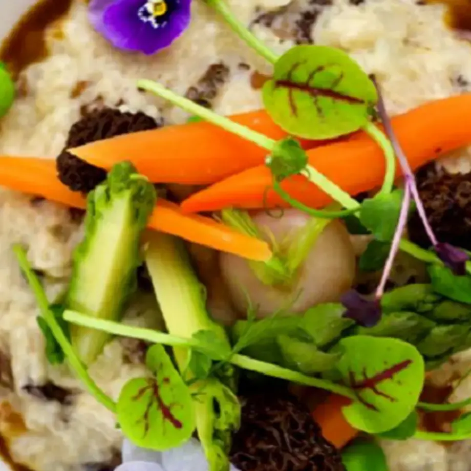 Recette de Noël vegan : Le risotto au lait d'amande de Caroline Pivain Quan-Ngoc