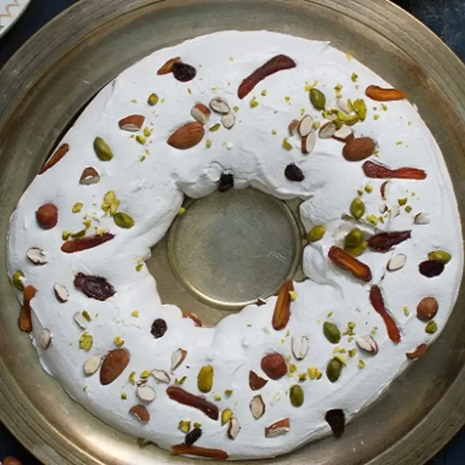 Pavlova de Noël d'Alain Ducasse, Romain Meder et Angèle Ferreux-Maeght