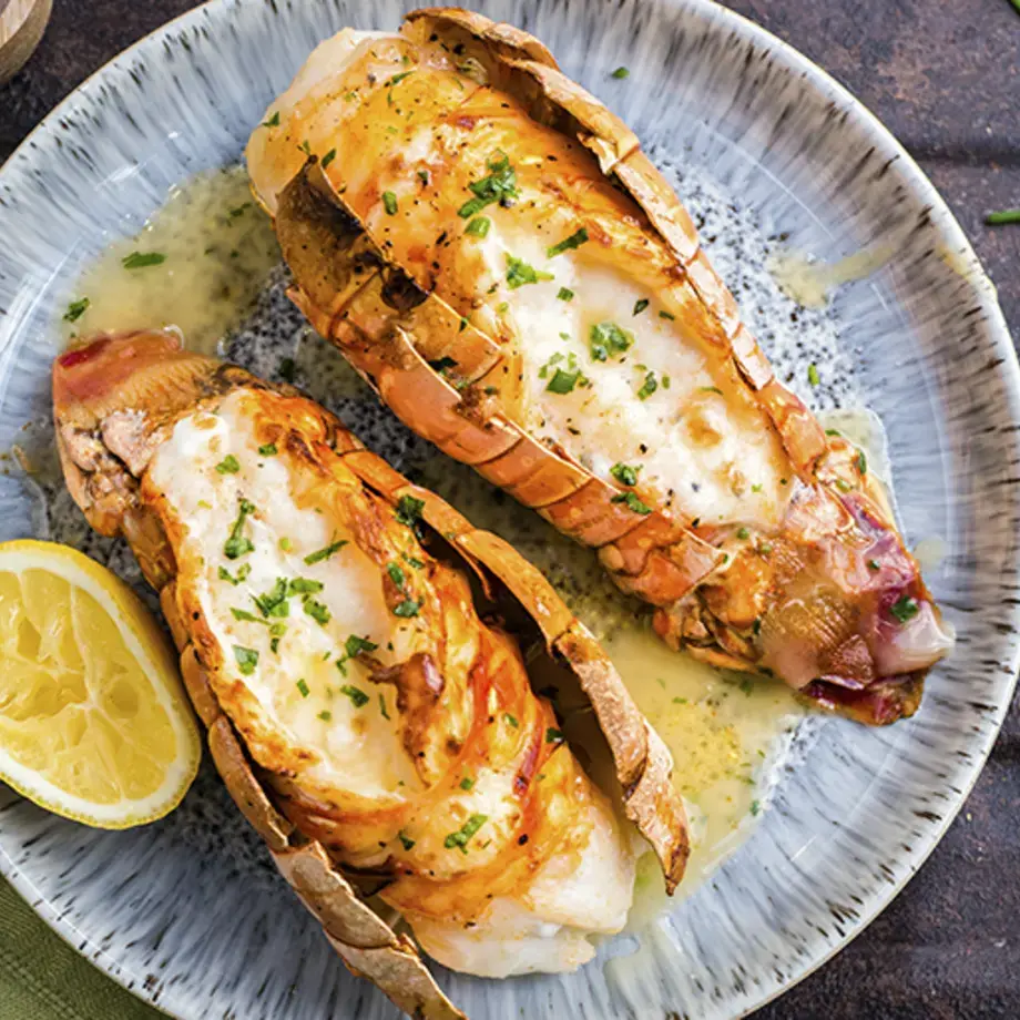 Queues de Homard et sauce au Citron