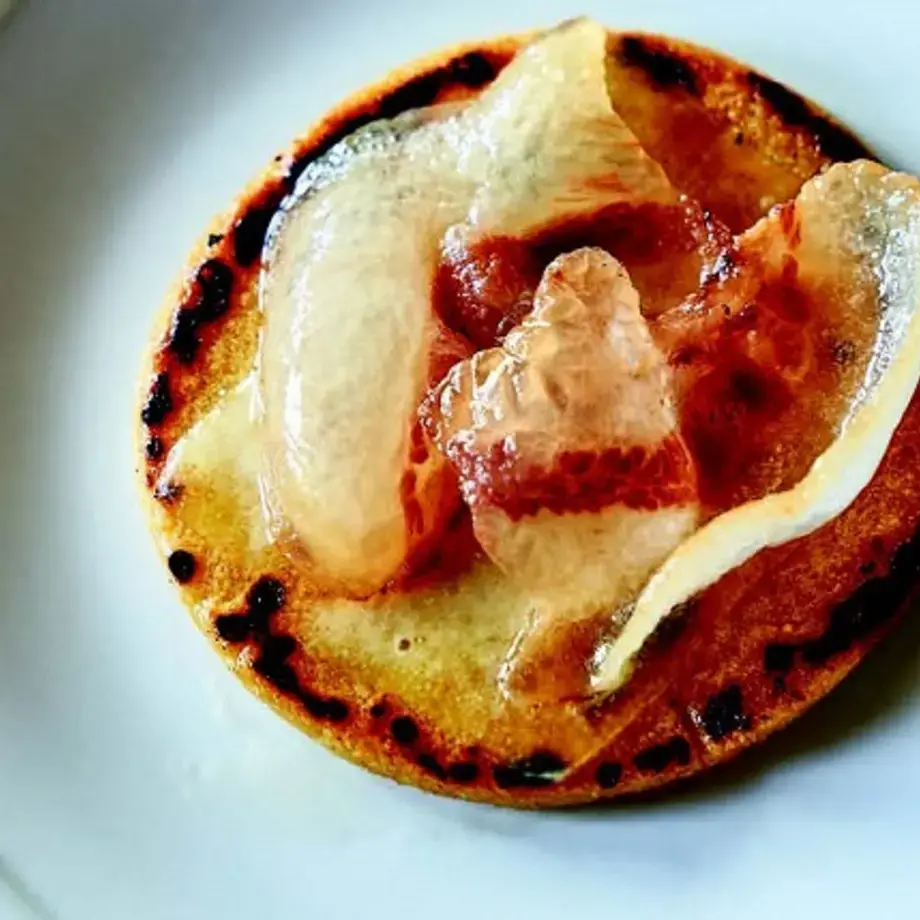 Recette de taloa à la ventrèche du restaurant Haraneko Borda