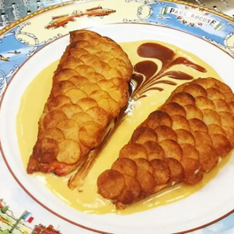 Le rouget en écailles de pommes de terre de Paul Bocuse