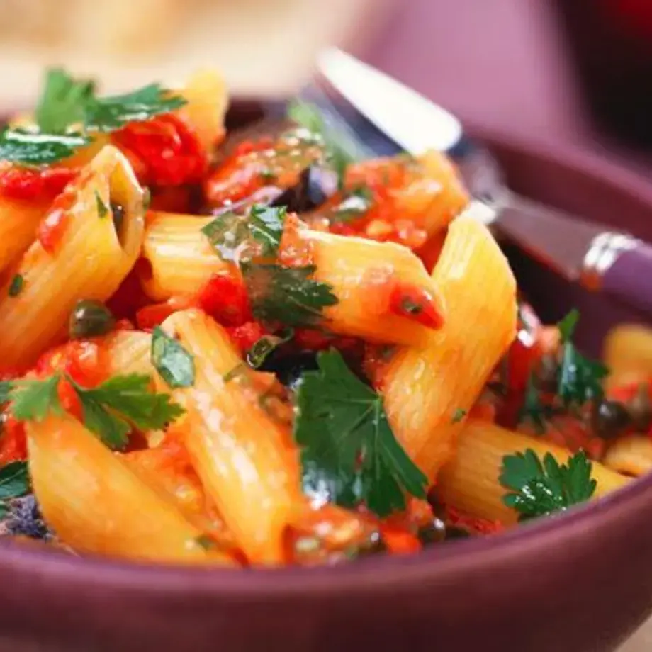 Recette de pâtes : Penne à l'italienne