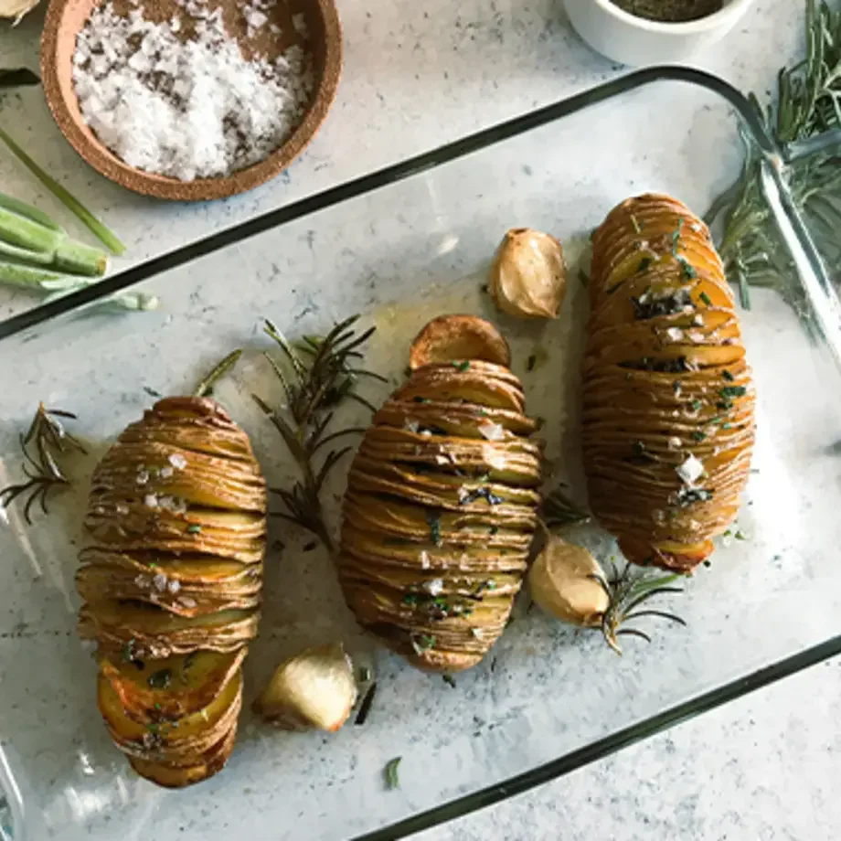 Pommes de terre Hasselback (à la suédoise)