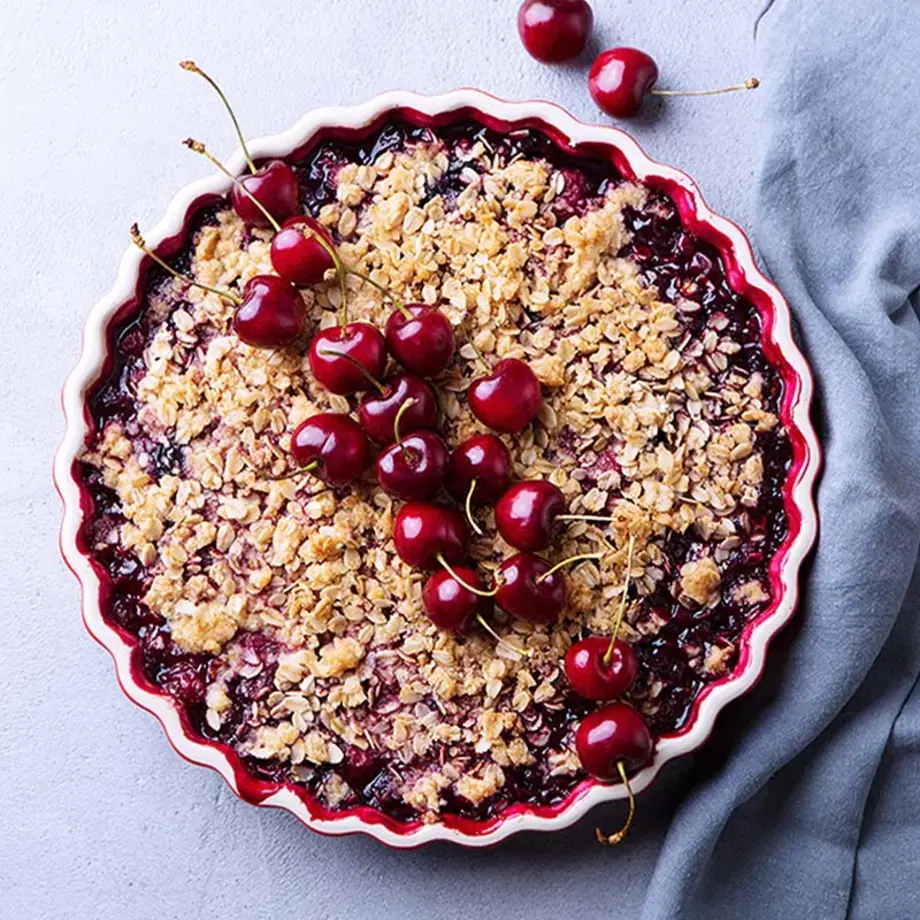 crumble fruits rouges - Fine Dining Lovers