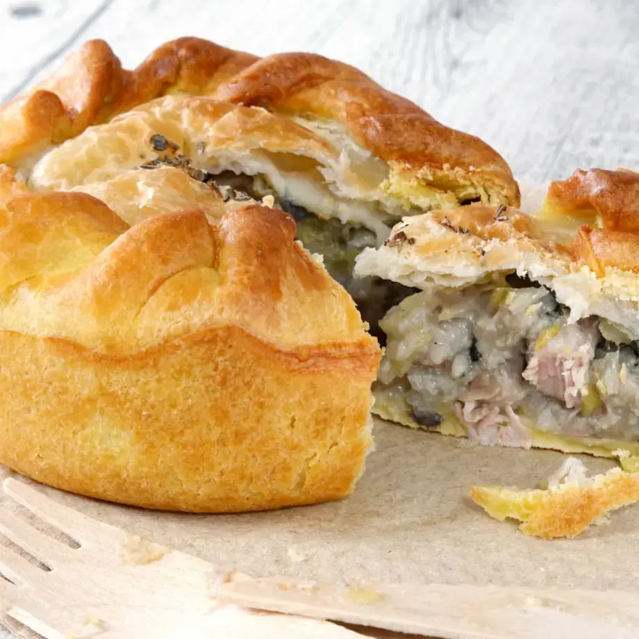 Tourte au poulet et champignons - Finedininglovers