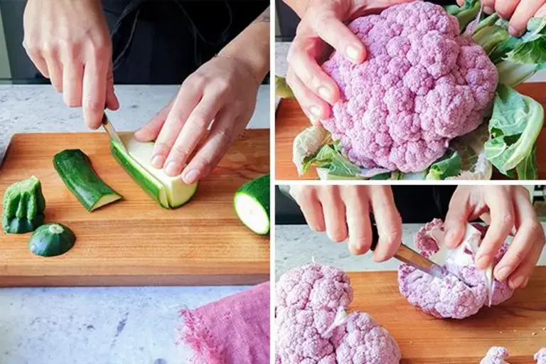 courgettes et chou-fleur