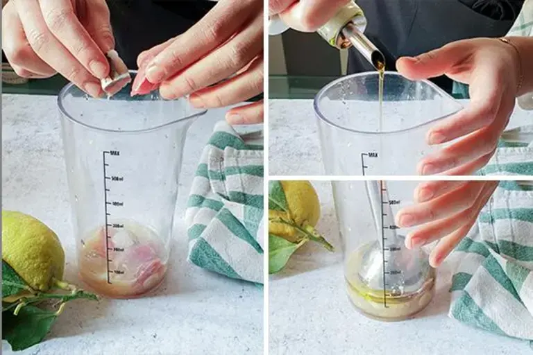 préparation de sauce