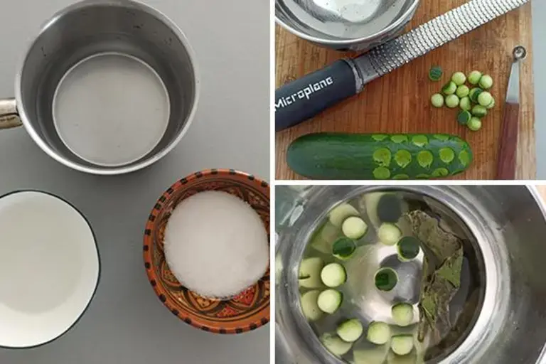 Pour les pickles de concombre