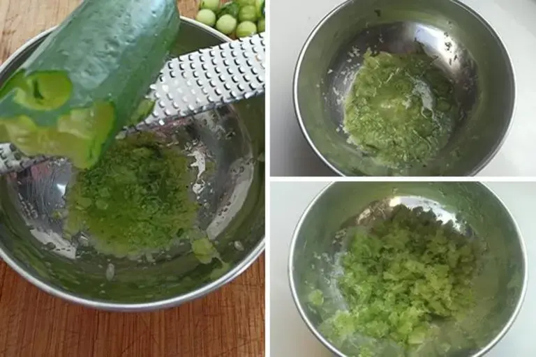 Pour granité de concombre