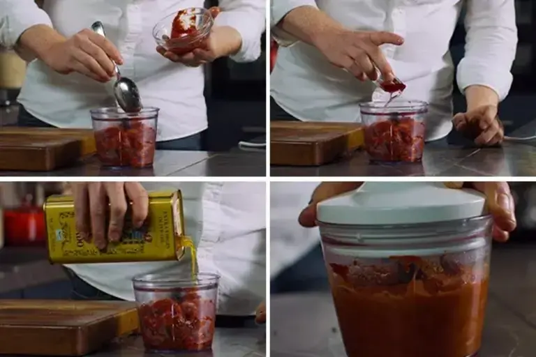 Sauce à pizza, préparation
