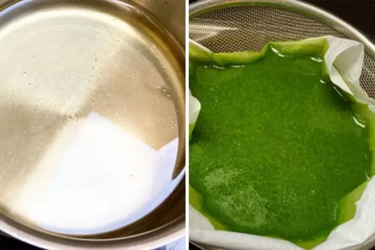 Préparation d'huile de persil et céleri