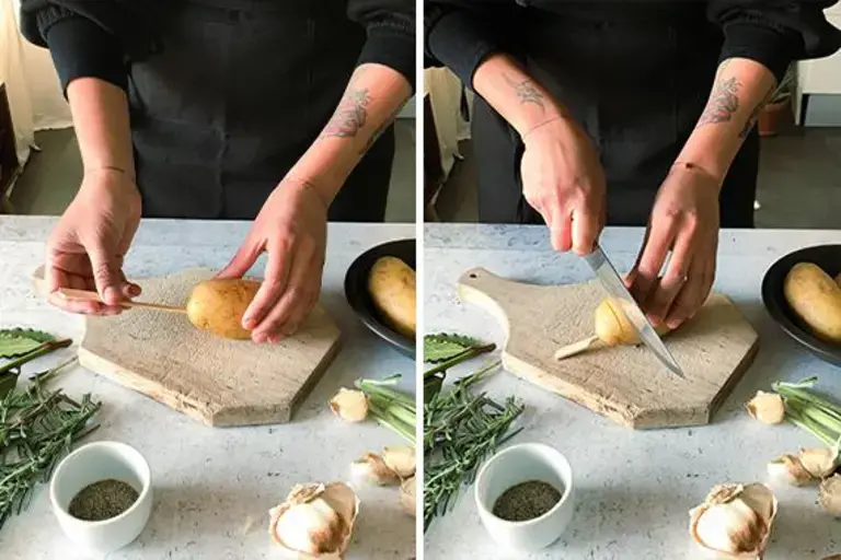 Pommes de terre Hasselback