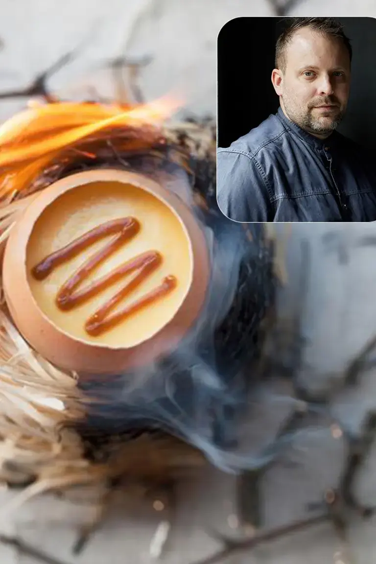 Oeuf, maïs et cuminde David Toutain