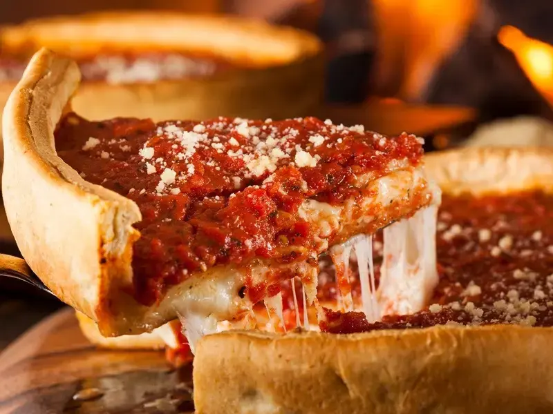 Chicago deep-dish