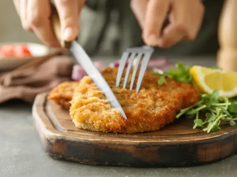 aubergine façon schnitzel