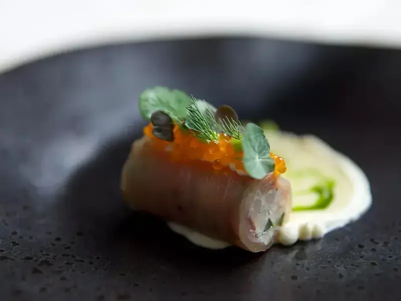 Une assiette du restaurant Turnips
