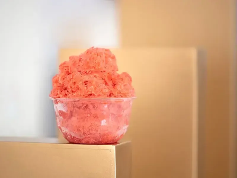 Kakigori fraises Mara des bois
