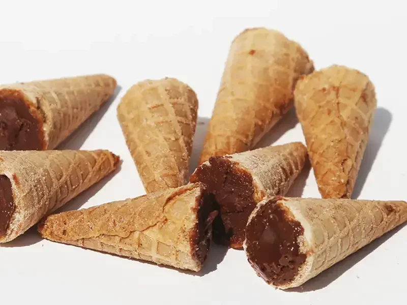 Une start-up souhaite vendre uniquement la pointe au chocolat du cornet de glace