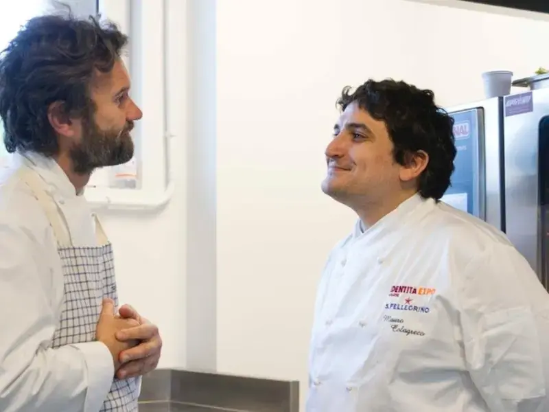 Un plat gastronomique à 4 mains et 4 étoiles par Carlo Cracco et Mauro Colagreco