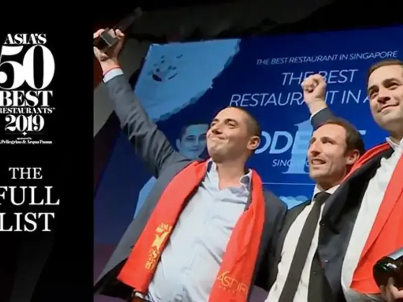 Asia's 50 Best Restaurants : découvrez le palmarès