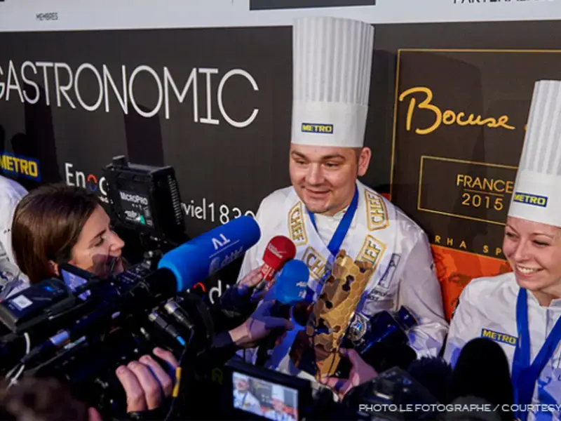 Bocuse d'Or 2015 : Laurent Lemal, grand vainqueur pour la France