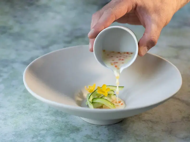Un plat du restaurant Saporium à Florence