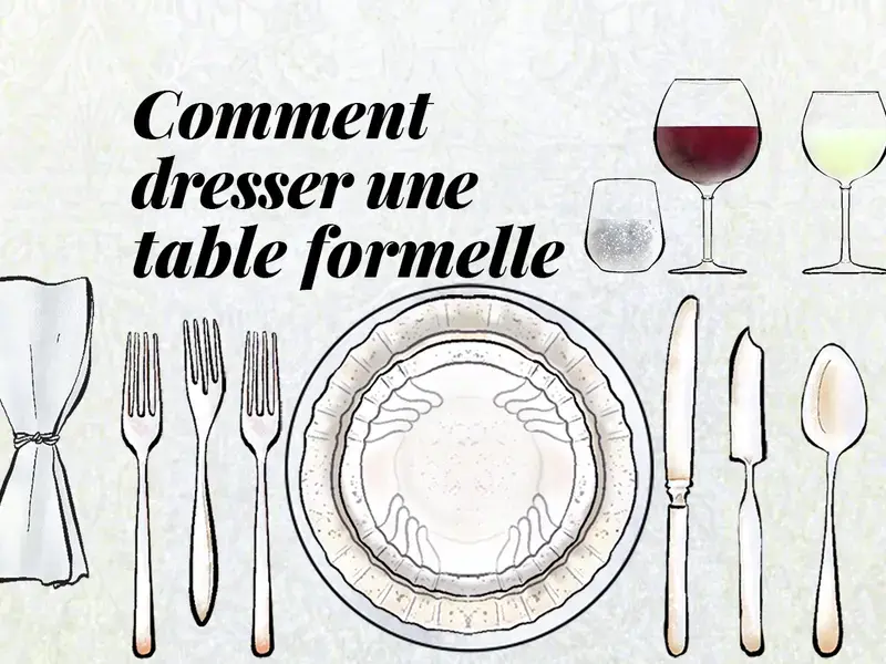 comment dresser la table