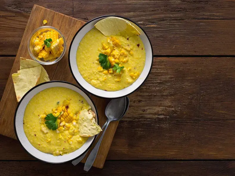 purée de maïs