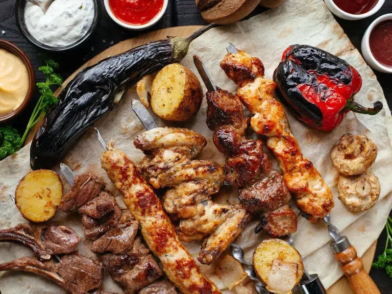 viande et légumes cuits à la plancha - Fine Dining Lovers