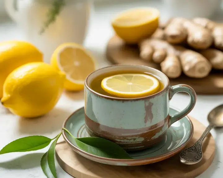 thé au citron et au gingembre - Fine Dining Lovers