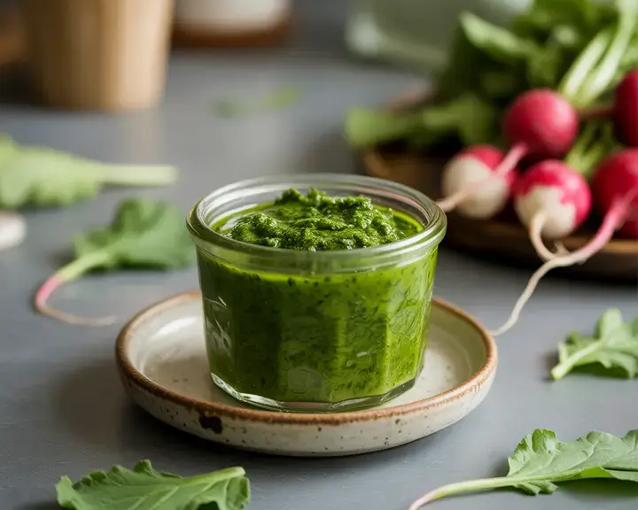 pesto fanes de radis – Fine Dining Lovers