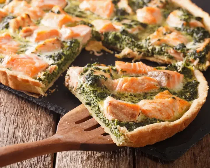 quiche saumon epinard - Fine Dining Lovers