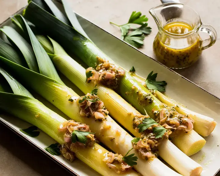 poireaux vinaigrette - Fine Dining Lovers