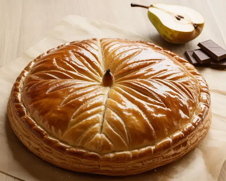 galette poire chocolat - Fine Dining Lovers