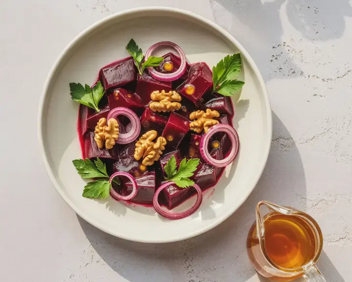 salade de betteraves rouges - Fine Dining Lovers