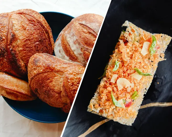 Mille-feuille de pain rassis et tomate - Dominique Crenn pour Why Waste