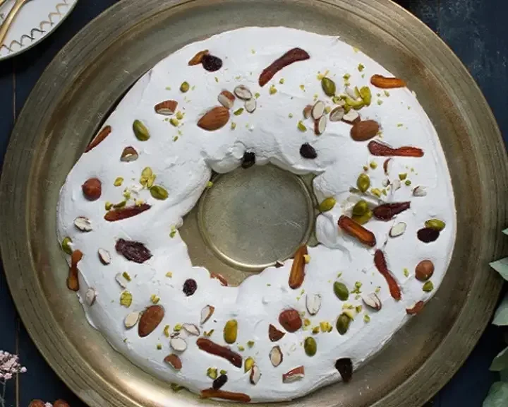 Pavlova de Noël d'Alain Ducasse, Romain Meder et Angèle Ferreux-Maeght